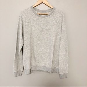 Everlane Cotton Crewneck Sweatshirt Grey Size L